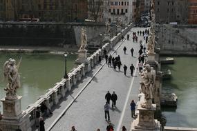 Rome Bridge Of Angels Italy