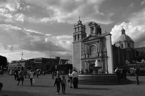 city people walking