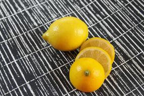 ripe sour lemon on the table