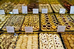 Pastries Display in store