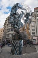 Prague City park monument