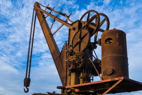 Crane Steam Rusty