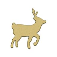 Christmas ornament in the form of a golden reindeer