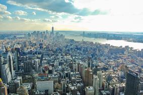 New York Manhattan Sunset United