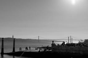 Lisbon Bridge Sunset