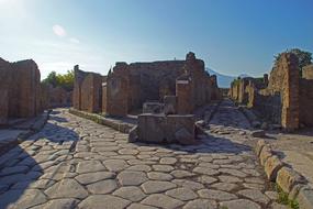 Pompeii Italy Antique town