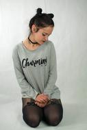 posing yoing girl model
