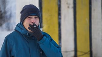 Portrait Winter Man