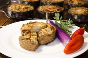 pie with fresh vegetables