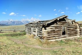 Gros Ventre Cabin Log