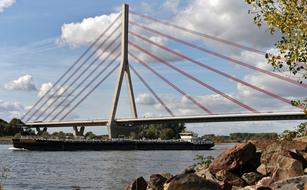 Lower Rhine Bridge Wesel Sky