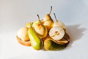 Sweet pear and apples