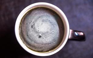 hot foam coffee