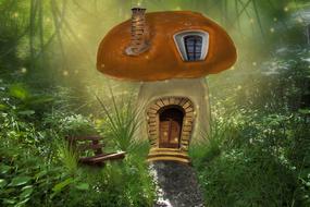 Mushroom House Fantasy