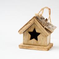 House Wooden figure box