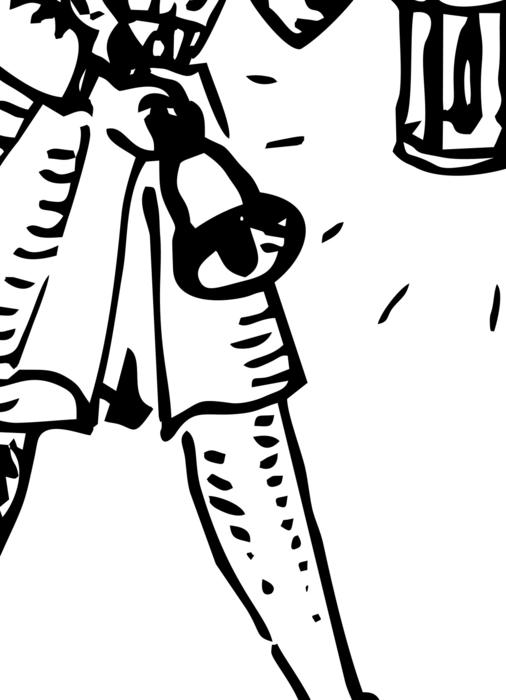 man lamp light sword vintage