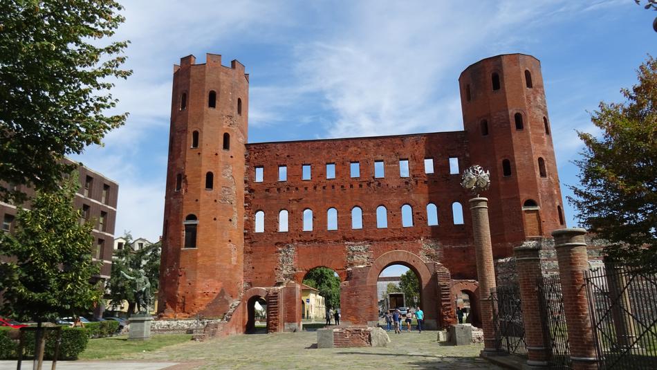 old building with towers