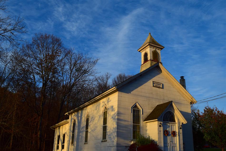 Church Morning Sunrise