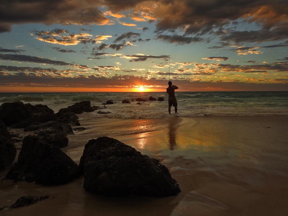 Rocks Sunset