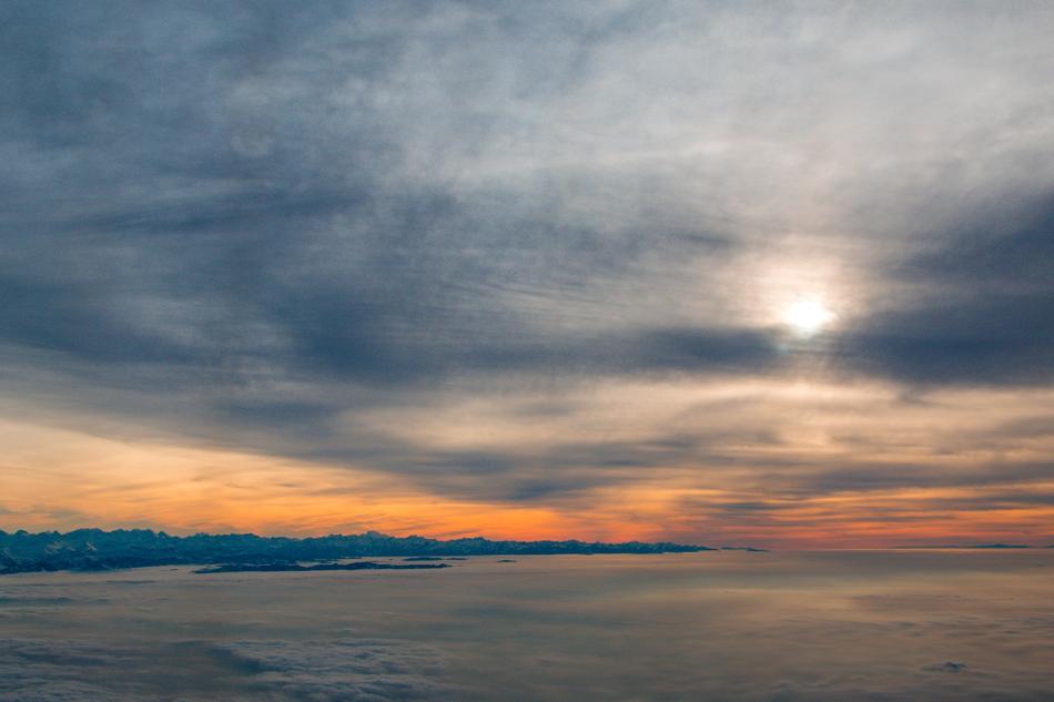 Clouds Above The Flying