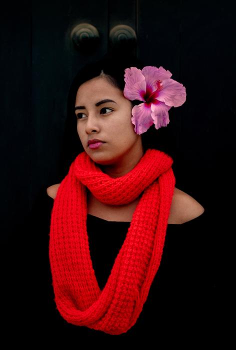 Girl Women Rosa