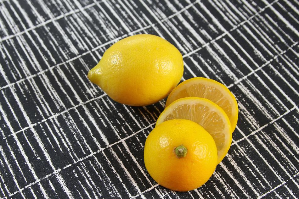 ripe sour lemon on the table