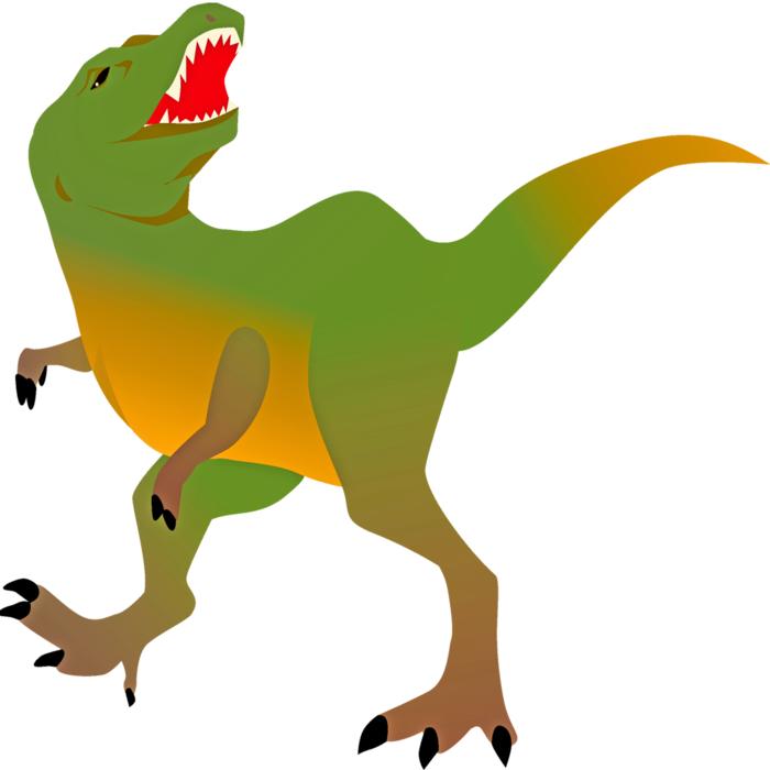dinosaur green roar animal reptile