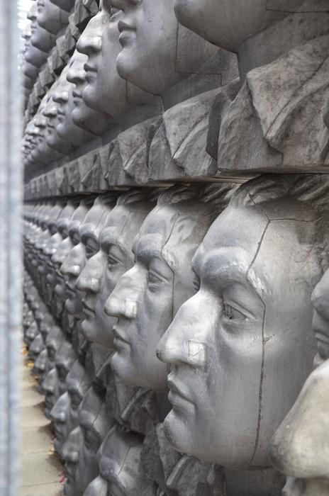 Sculpture Heads Face