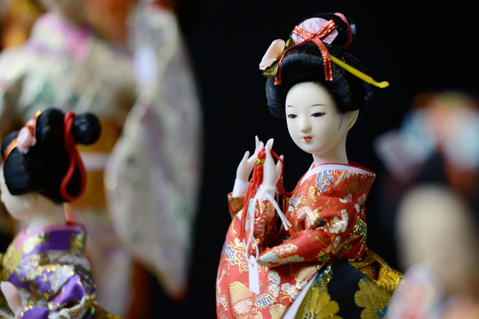 beautiful geisha doll