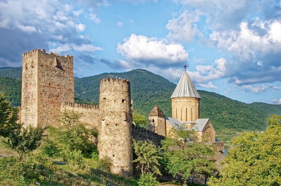 Georgia Castle Ananuri Church Of