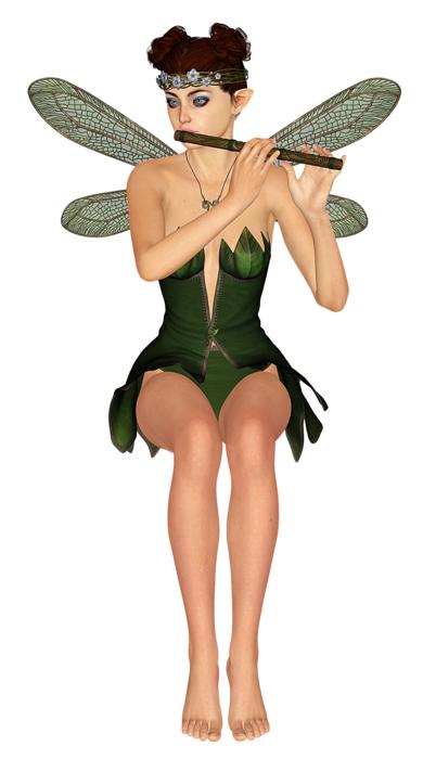 Halloween fairy magic flute.