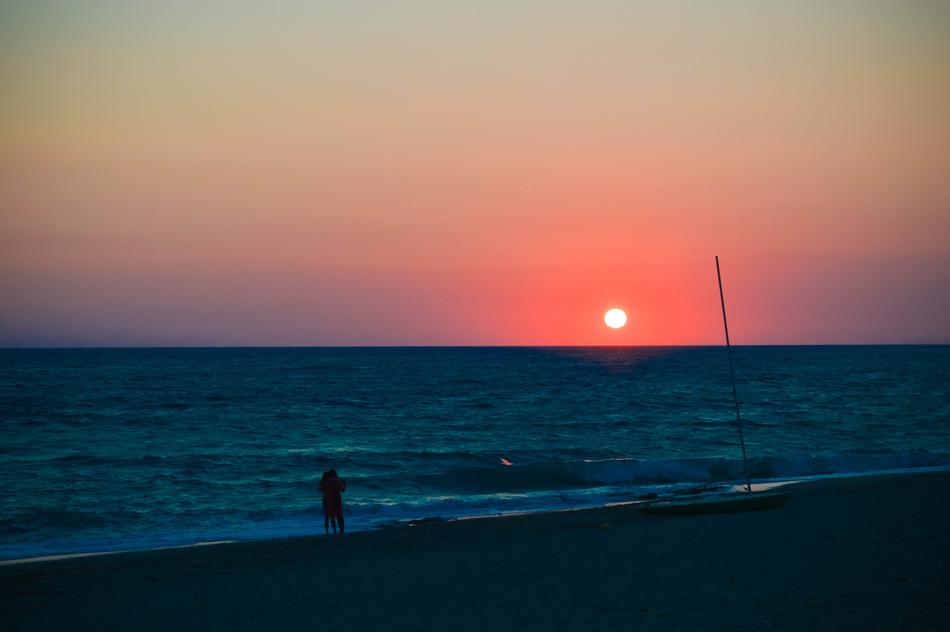Greece Ionian Sea Sunset Travel