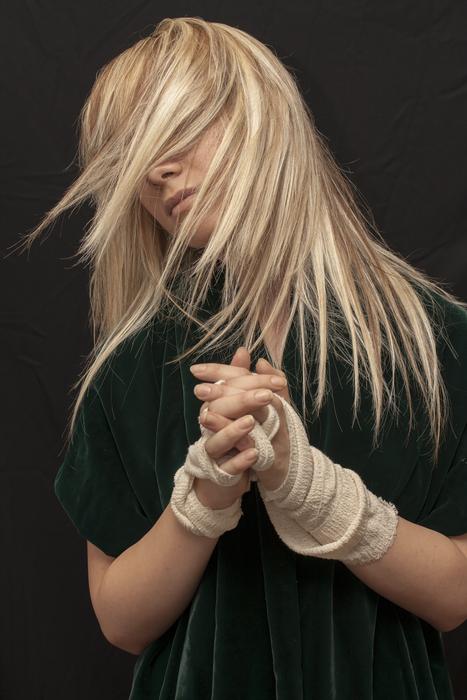 girl beautiful blonde portrait