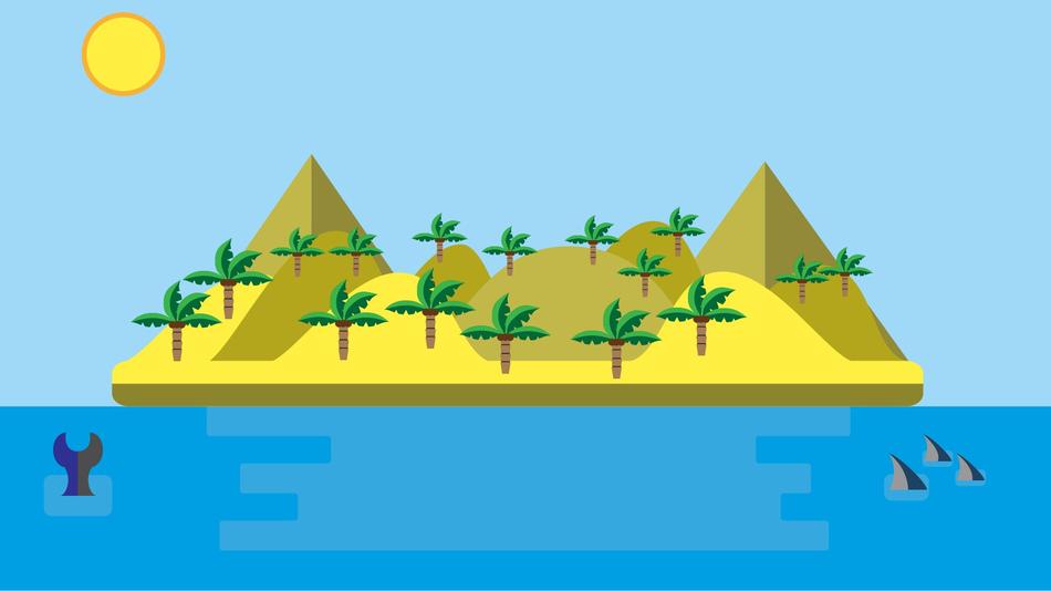 island desert deserted island egypt