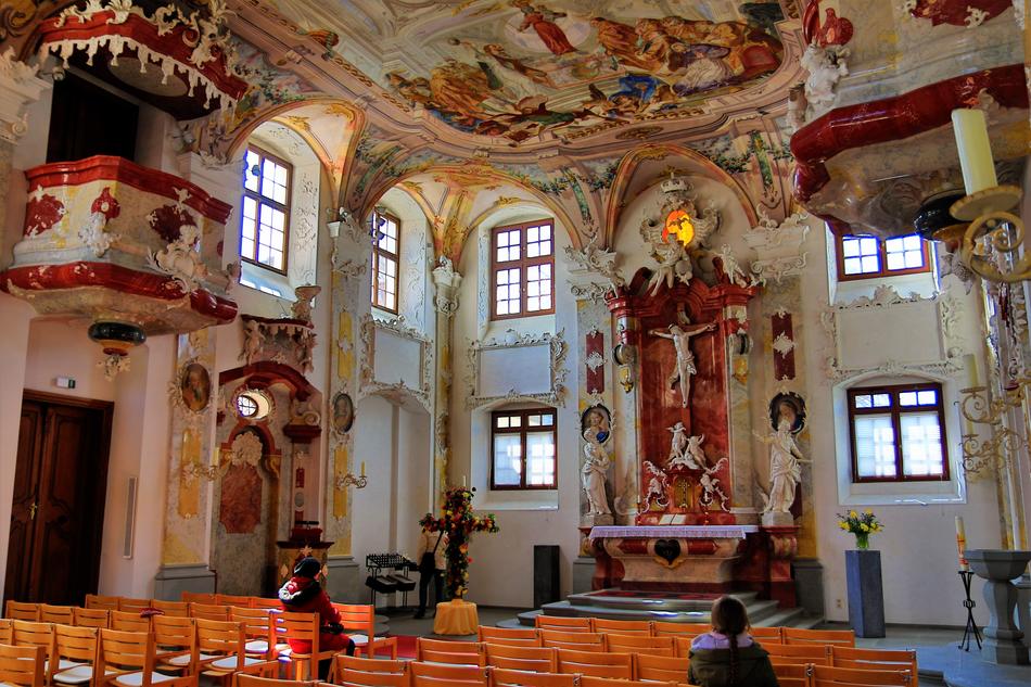 church cozy beautiful landscape