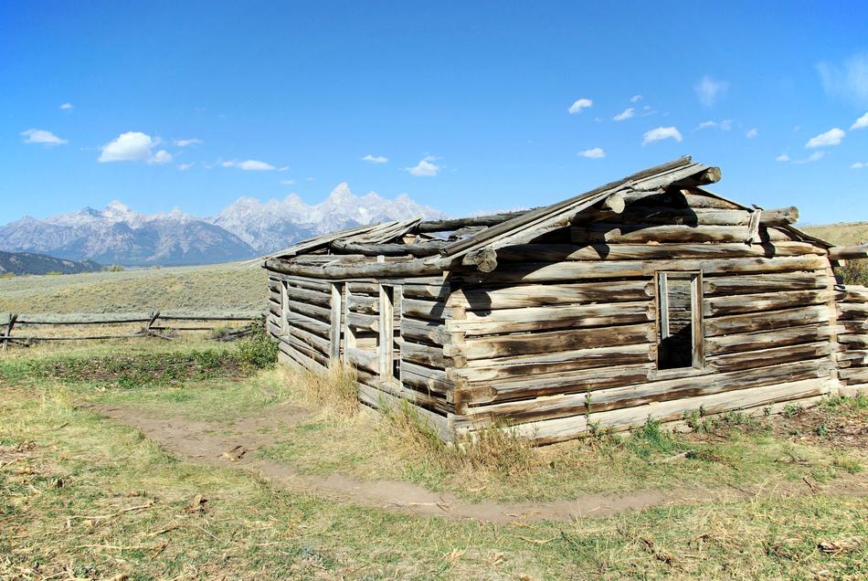 Gros Ventre Cabin Log