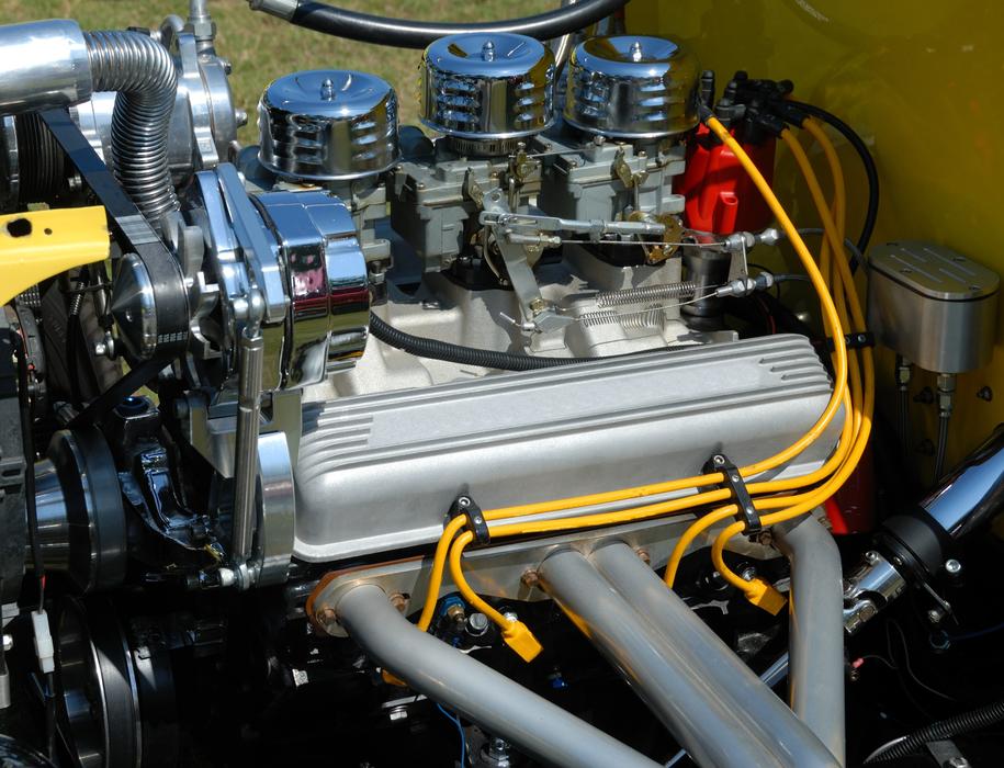 Engine close-up