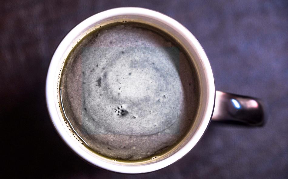hot foam coffee