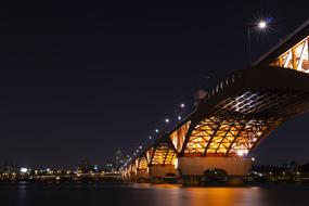 Night View Seoul Seongsan Bridge