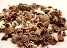 chocolate shavings