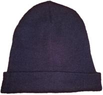 blue hat on a white background