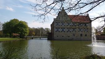 Moated Castle Architecture Waters