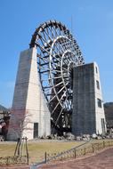 Building Outdoors Waterwheel