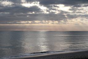 Beach Sunrise Clouds