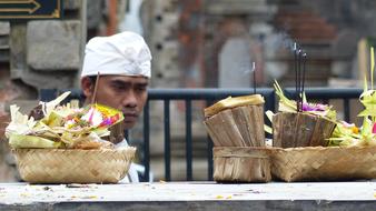 chef looking at dishes