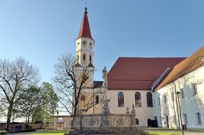 old sunlit church