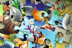 Puzzle Education Fun colors