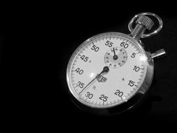 Time Watch black and white