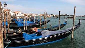 Gondolas Venice Waters
