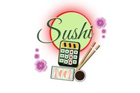 drawing of sushi and signature